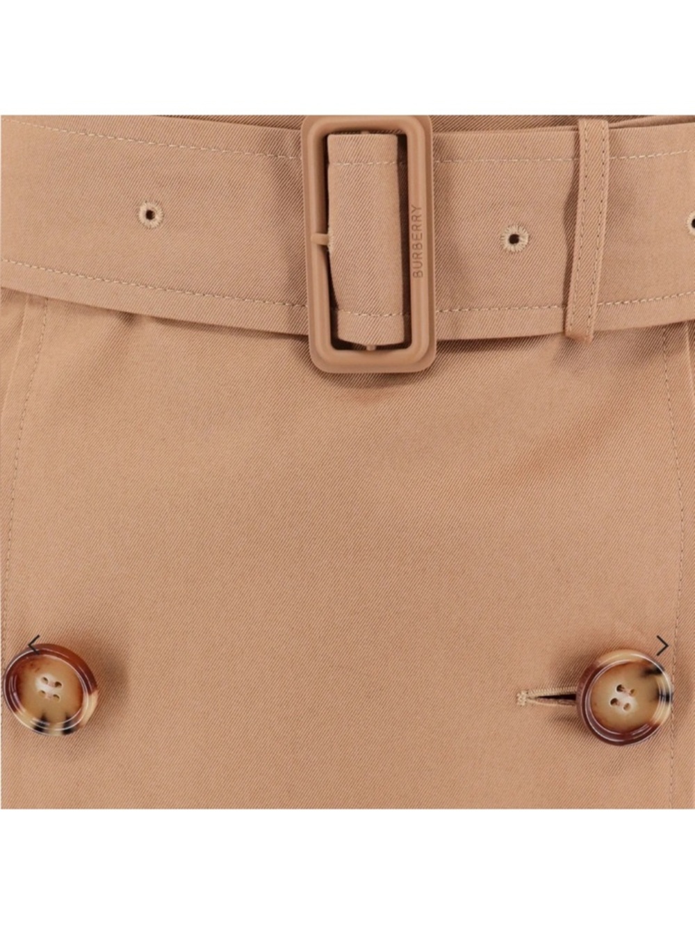 Burberry Camel A-Line Trench Skirt with Belt - Picture 3 of 15
